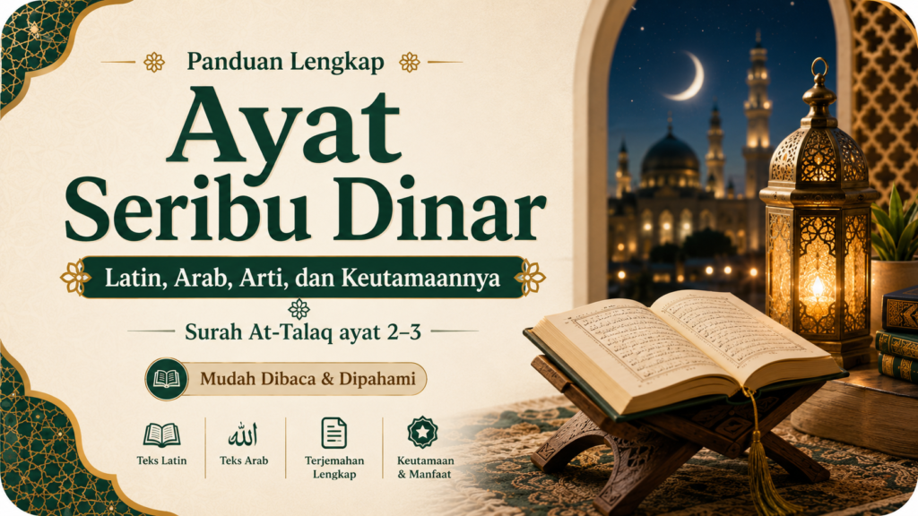 Ayat Seribu Dinar Latin, Arab, Arti, dan Keutamaannya