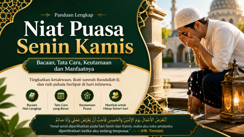 Niat Puasa Senin Kamis: Bacaan, Tata Cara, Keutamaan, dan Manfaatnya