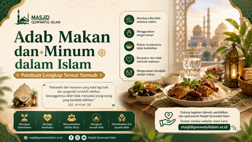 Adab Makan dan Minum dalam Islam ini Panduan Lengkapnya