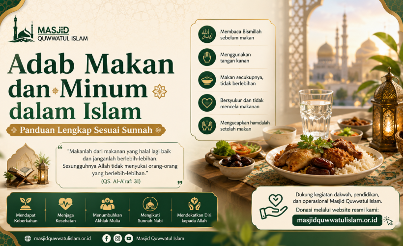 Adab Makan dan Minum dalam Islam ini Panduan Lengkapnya