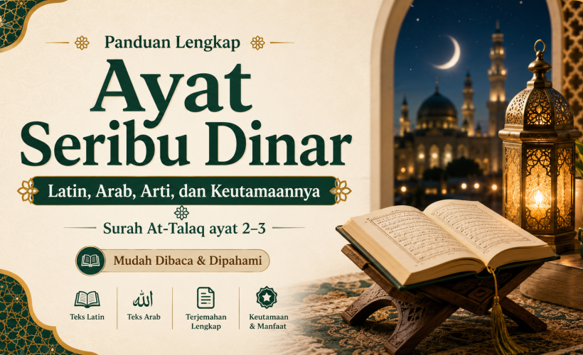 Ayat Seribu Dinar Latin, Arab, Arti, dan Keutamaannya