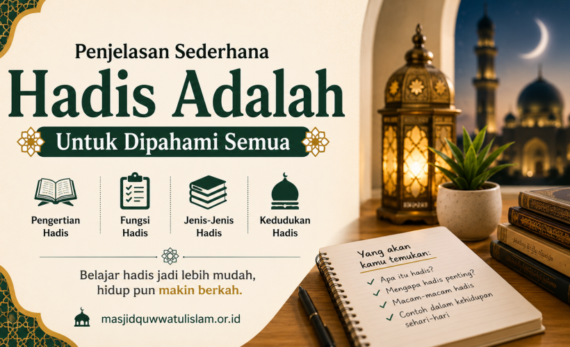 Hadis Adalah: Pengertian, Fungsi, Jenis, dan Kedudukannya