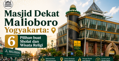 Fasad Masjid Quwwatul Islam, salah satu masjid dekat Malioboro Yogyakarta