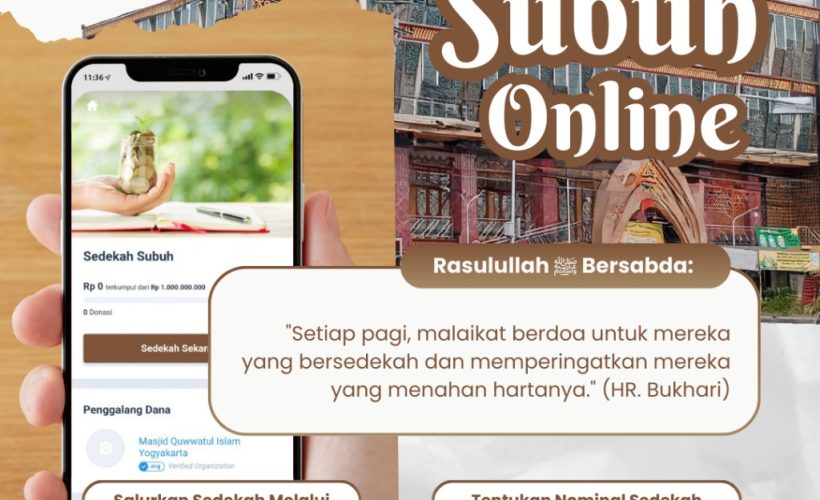 sedekah subuh online